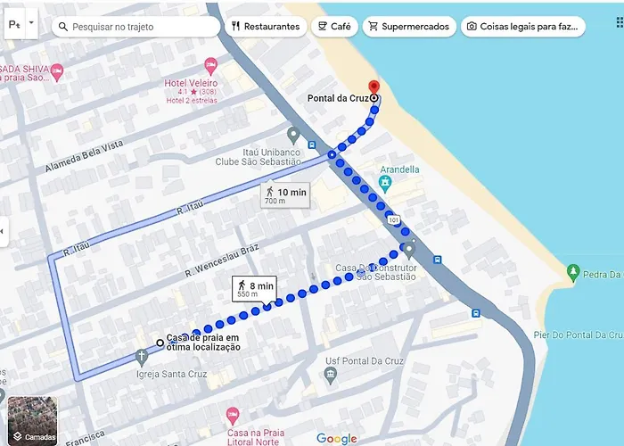 Casa De Praia Com Ar Condicionado.